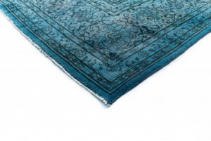 Iranian Tabriz Carpet Blue 