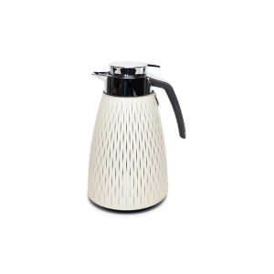Thermal Carafes 1.5 L in Cream with Leather Cover