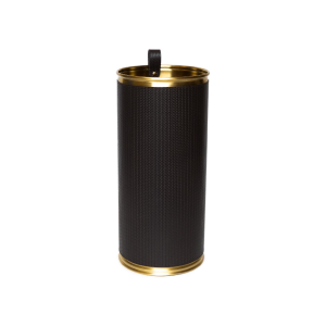 Umbrella Stand Satin Brass in Coffee 