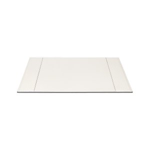 Desk Accessories Leather Desk Pad in Cream