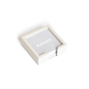 Desk Accessories Leather Paper Holder in Cream