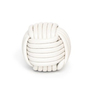 Door Stopper  2.7 kg in Off White Leather