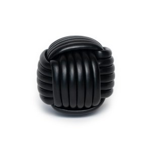 Door Stopper  2.7 kg in Black Leather