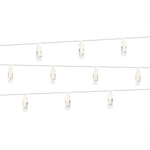 Halloween Party Collection Led Photo Clips Lights, Clear, 1.4M 1Ctn/20Pc.