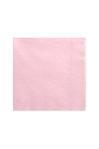 Light Pink Small Paper Napkins (20pc)