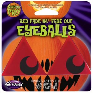 Fade In/Out Pumpkin Eyes Assortment Pdq Halloween Red