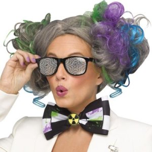 Mad Scientist Wig Halloween 