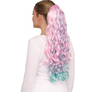 Unicorn Pigtail  Pastel Curly Halloween 