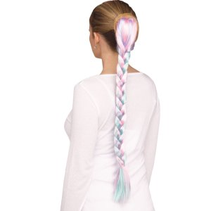 Unicorn Pigtail  Pastel Braid Halloween 