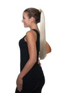 Blonde Ponytail Clip Halloween 