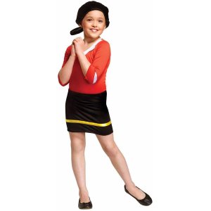 Olive Oyl (Popeye) girls Costume Size S