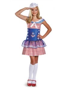 Costume Sailing S.Heart girl Costume-Size L(10-12)