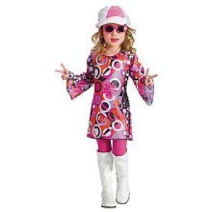 Toddler Feelin Groovy Dress Toddler Costume Size S
