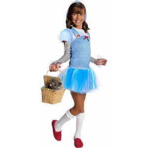 Hooded Tutu Dress Kids Dorothy Costume Size M