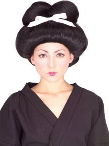 Black Geisha Adult Wig