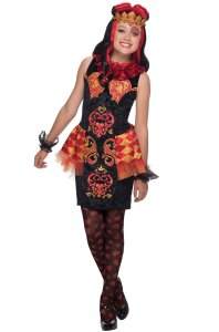 Ever After High Lizzie Hearts girls Costume M