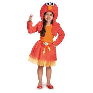 Elmo Shrug And Tutu Child Costume Kit Size S