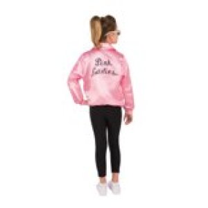 GREASE PINK GIRLS Leggings Costume Size L