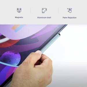 Powerology Stylus Smart Pencil 2-in-1 Universal Gray