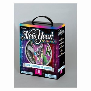 Happy New Year Party Collection NEW YEAR  Box CELEBRATION KIT FOR 10