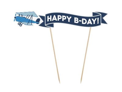Little Plane Collection Cake Topper ,1pc 