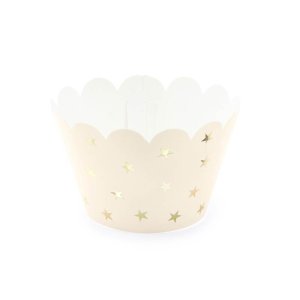 Cupcake Wrappers, Light Peach 6pc