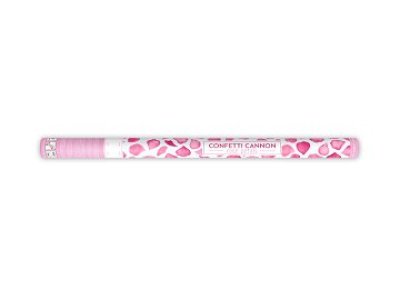 Confetti Cannon With Rose Petals, Pink, 80Cm