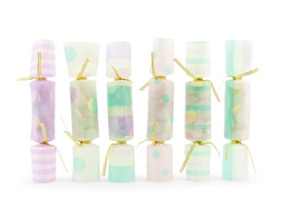 Yummy Party Collection Confetti Crackers 6pc