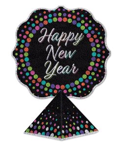 Happy New Year Party Collection 3-D Happy New Year Centerpiece