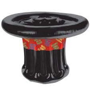  Happy New Year Party Collection Inflatable Happy New Year Top Hat Cooler