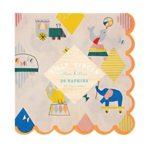 Silly Circus Large Napkins