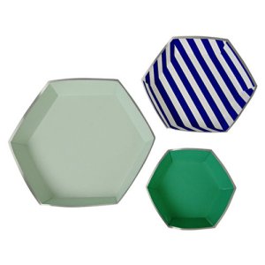 Blue Platter Set
