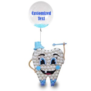 First Tooth Sculpture (Blue)