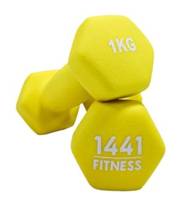 1441 Fitness Neoprene Dumbbell Pair - 1 kg