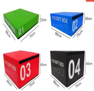 1441 Ftiness 4 In 1 Adjustable Plyo Box