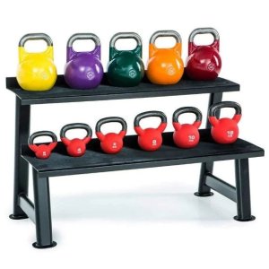 1441 Fitness 2 Tier Kettlebell Rack