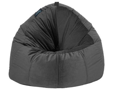 KNOCK - Bean Bag Chair - Charcoal Grey