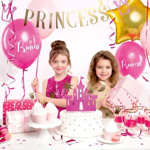 BOX Of Decorations Princess Party Kit 31 Pieces