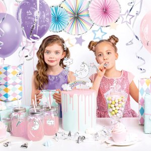 BOX Of Decorations Unicorn Party Kit 35 Pieces