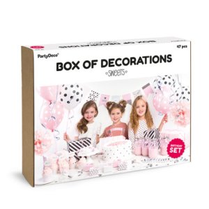 BOX Of Decorations Sweets 47 Pieces