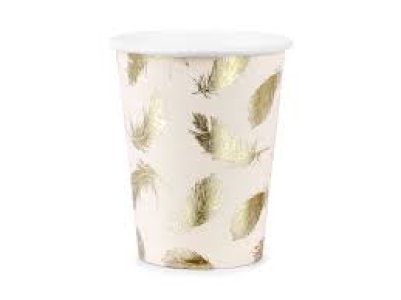 Lovely Swan Party Collection Paper Cups 6Pc