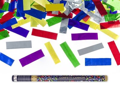 Confetti Cannon Metallic, Mix, 80Cm 