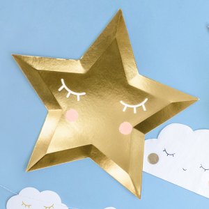 Little Star Party Collection Paper Plates 6pc