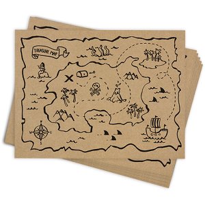 Pirates Party Collection Paper Placemats  6pc