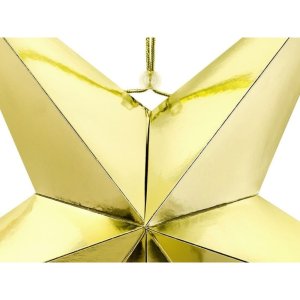 Paper Star Interior Decoration,Gold 1pc 30cm