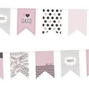 Sweets Party Collection Paper Garland , 1pc