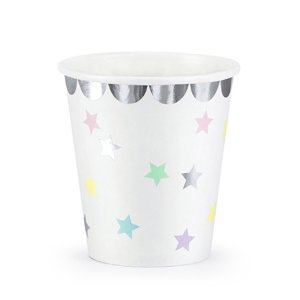 Unicorn Party Collection Cups- Stars  6pc