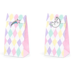Unicorn Party Collection Treat Bags 6pc