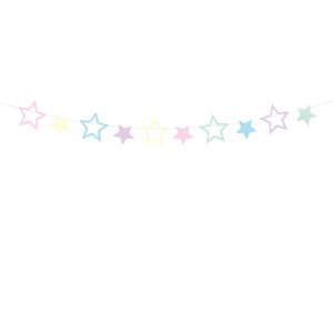 Unicorn Party Collection Garland- Stars, 1pc