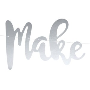 Unicorn Party Collection Banner Make a Wish-1Pc